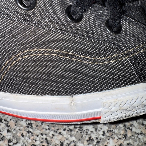 Converse Black and White High-Top Sneakers - Picture 10 of 10